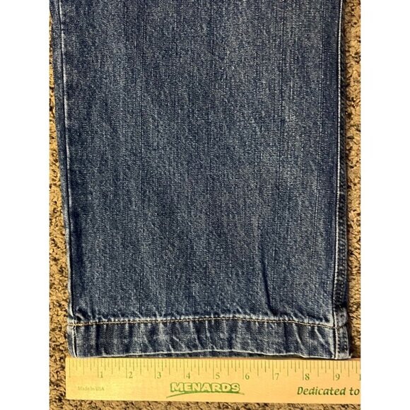 Vintage Bugle Boy Jeans Boys 14 Husky Carpenter Blue Denim 100% Cotton Y2K - Picture 12 of 15